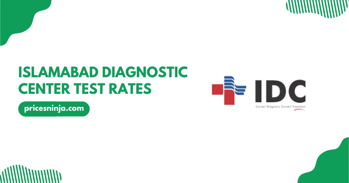 Islamabad Diagnostic Center Test Rate List